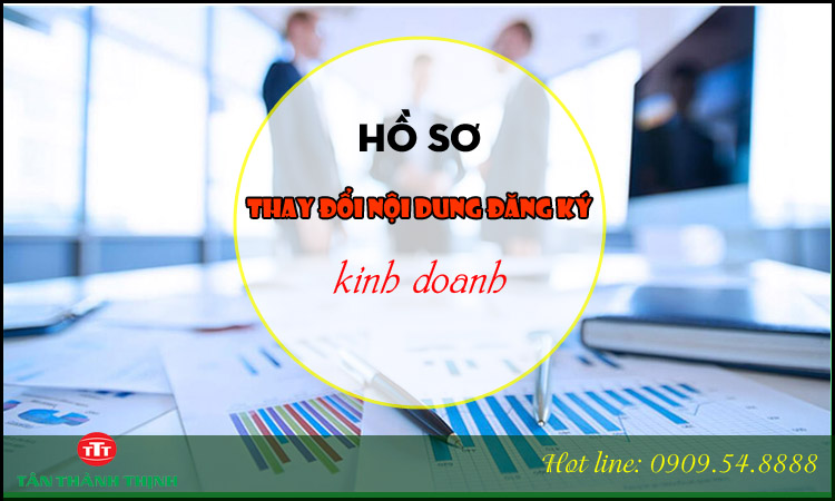 Thay đổi nội dung đăng ký kinh doanh