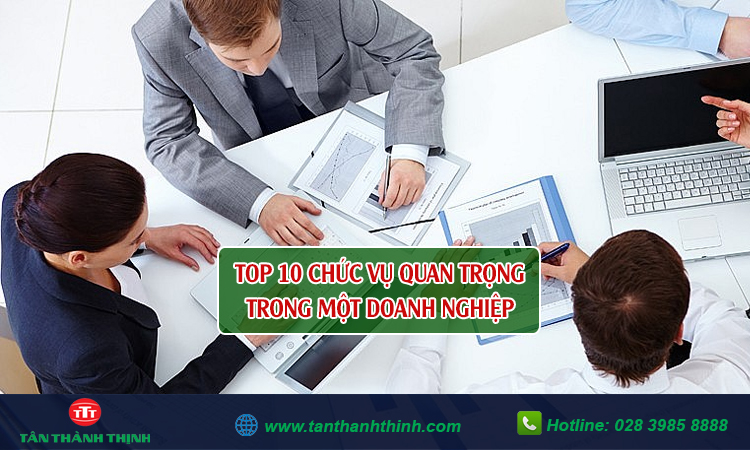Các chức vụ trong công ty