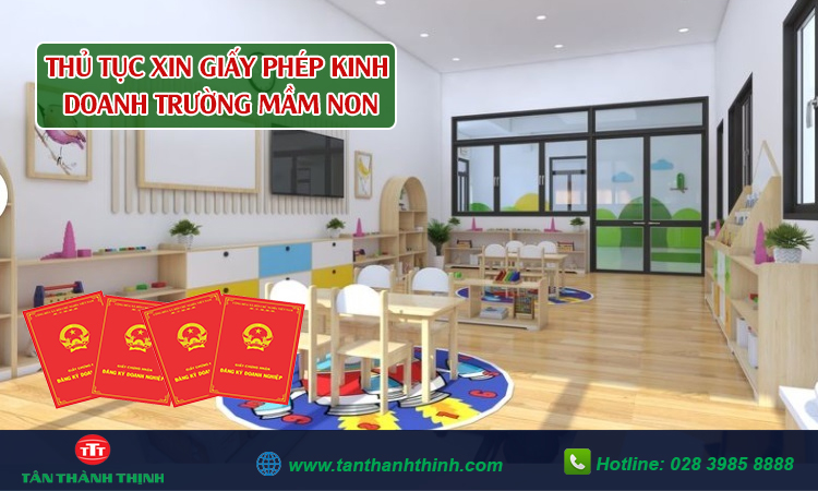 Giấy phép kinh doanh trường mầm non