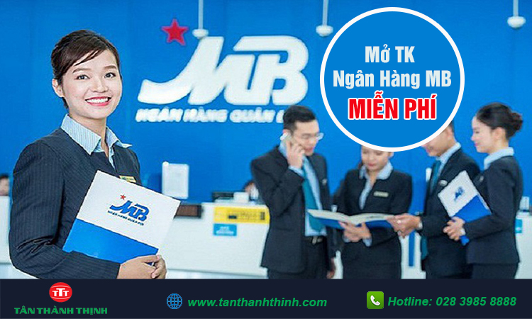 Mở tài khoản ngân hàng MB