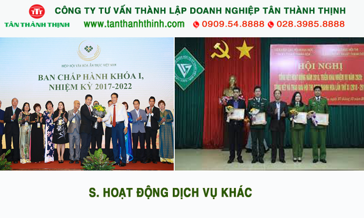 Nhóm mã ngành kinh doanh hoạt động dịch vụ khác