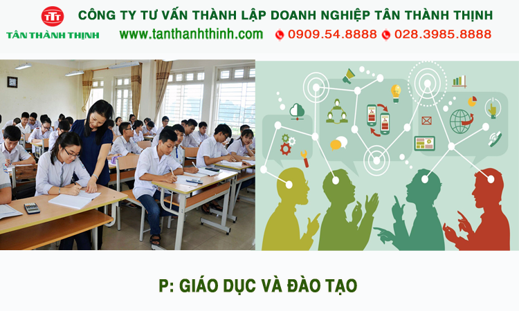 Mã ngành kinh doanh giáo dục và đào tạo