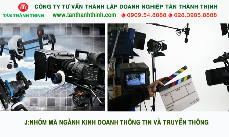 Mã ngành kinh doanh truyền thông và thông tin