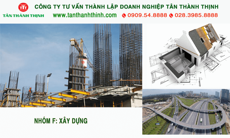 Mã ngành xây dựng chuyên dụng và dân dụng