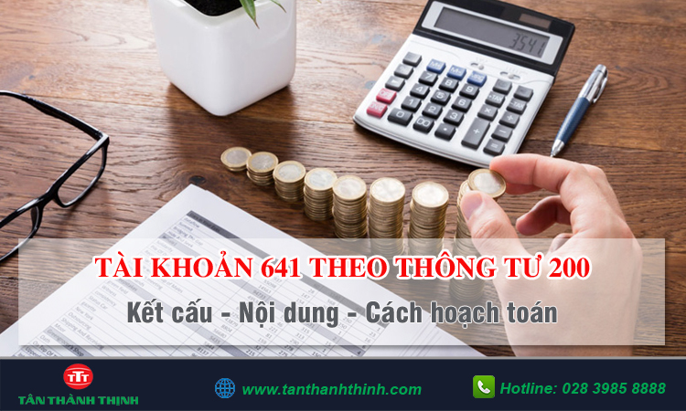 Tài khoản 641 theo thông tư 200 