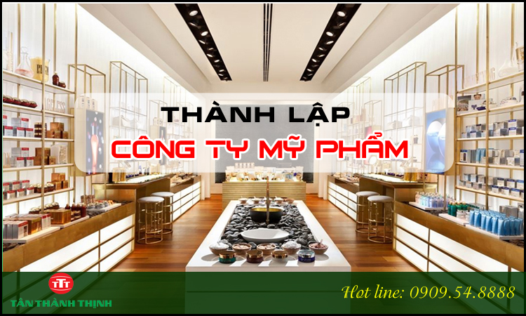 Thành lập công ty mỹ phẩm