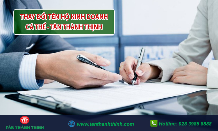 Thay đổi tên hộ kinh doanh