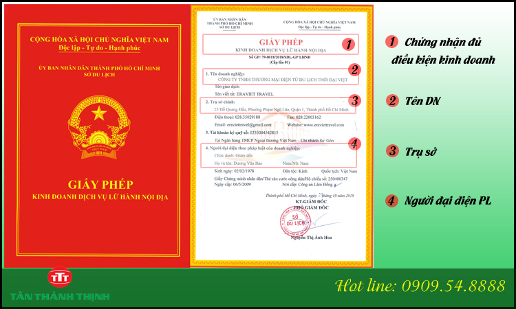 Thủ tục đăng ký giấy phép kinh doanh