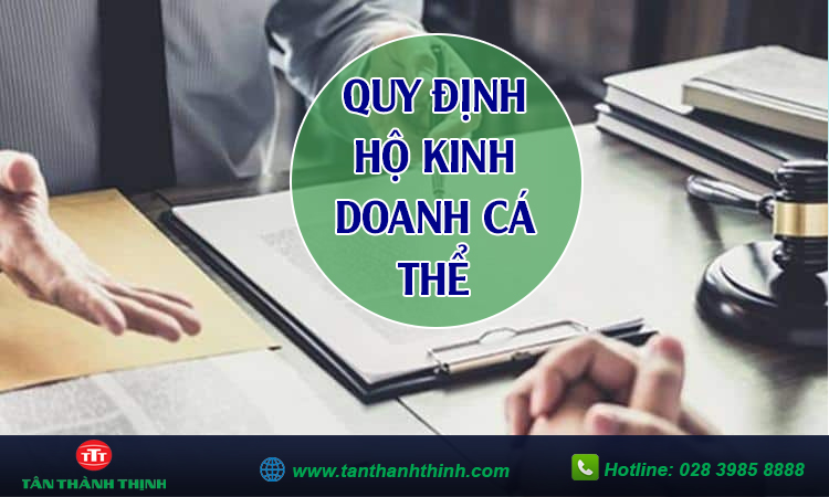 Quy định về hộ kinh doanh cá thể